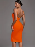Orange Bandage Dress
