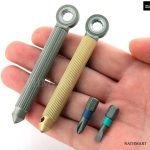 New Outdoor Multifunctional EDC Tool - Portable Keychain Wrench, Flat & Cross Screwdriver, Window Breaker - Brass & Titanium Alloy