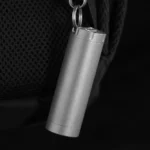 Essential Titanium Multifunctional Toothpick Holder Titanium Alloy Bottle Travelling Storage Box Outdoor Tool EDC - Image 4