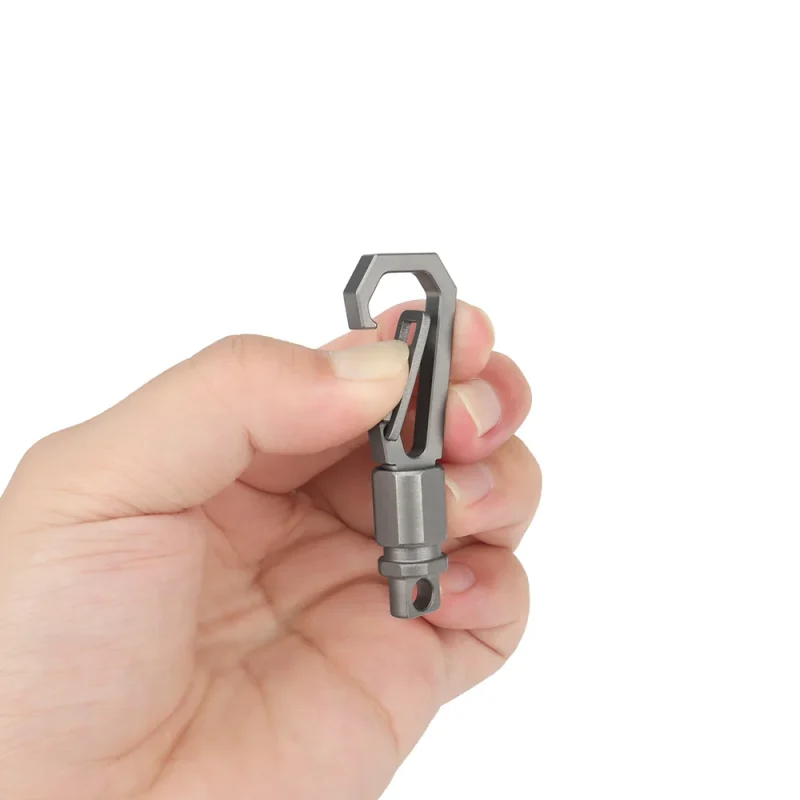 Trust is First 41 Titanium Alloy Key Ring Rotate Quick Release Type Belt Buckle Outdoor Tool EDC 1
