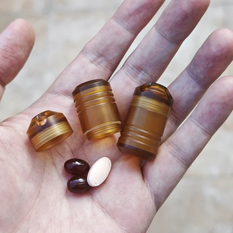 Trust is First 45 EDC Ultem Imported PEI Portable Sealed Waterproof Container Capsule Bottle Can Medicine Box Storage Tank Multifunction 1