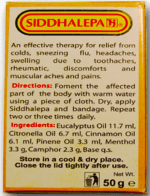 Effective Siddhalepa Ayurvedic Herbal Balm - 5x 2.5g Ceylon Balm for Aches & Pain Relief - Image 5