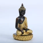 Sacred Golden Southeast Asian Buddha Statue, Plate FromLotus Platform, Buddha Statue Indoor Decoration, HomeDecor Room Decor - Image 4