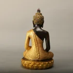 Sacred Golden Southeast Asian Buddha Statue, Plate FromLotus Platform, Buddha Statue Indoor Decoration, HomeDecor Room Decor - Image 2
