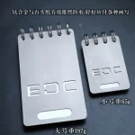 EDC Titanium Alloy Notepad Portable Recyclable Tools Outdoor DIY Survival Camping Gear EDC Multifunction Tools - Image 5
