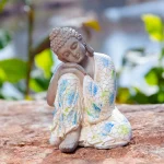 Beautiful Garden Zen Buddha Small Tathāgata display a new Chinese style stone tower - Image 6