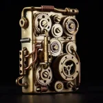 EDC Heavy Duty Brass Lighter Case | Thick Shell & Large Hinge for Classic Inserts | Portable Windproof Outdoor Gift - Image 2