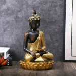 Sacred Golden Southeast Asian Buddha Statue, Plate FromLotus Platform, Buddha Statue Indoor Decoration, HomeDecor Room Decor - Image 6
