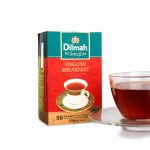 Dilmah English Breakfast Tea Pure Ceylon Tea, 50 Tea Bags, 100g (3.5oz) - Image 2