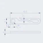 CNC PEI Keychain & Belt Buckle – Lightweight EDC Outdoor Tool - Image 5